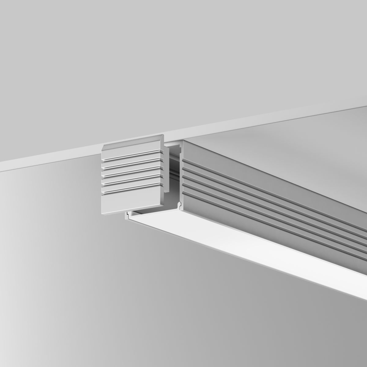 Алюминиевый профиль накладной Led Strip ALM-3535AT-S-2M 631008