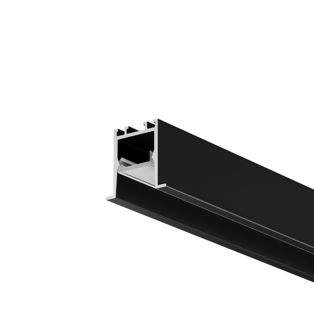 Алюминиевый профиль встраиваемый скрытого монтажа 22x22 Led Strip ALM-2222-B-2M 632013