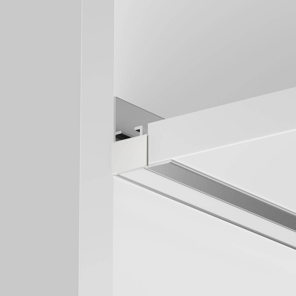 Алюминиевый профиль встраиваемый скрытого монтажа 26x30 Led Strip ALM-2630-S-2M 632014