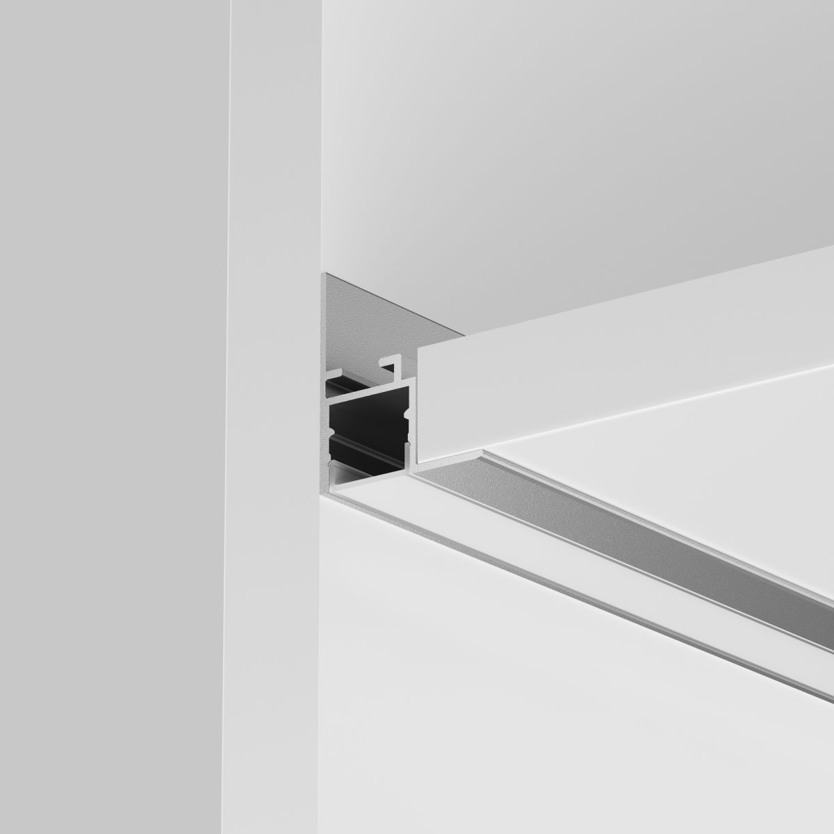 Алюминиевый профиль встраиваемый скрытого монтажа 26x30 Led Strip ALM-2630-S-2M 632014