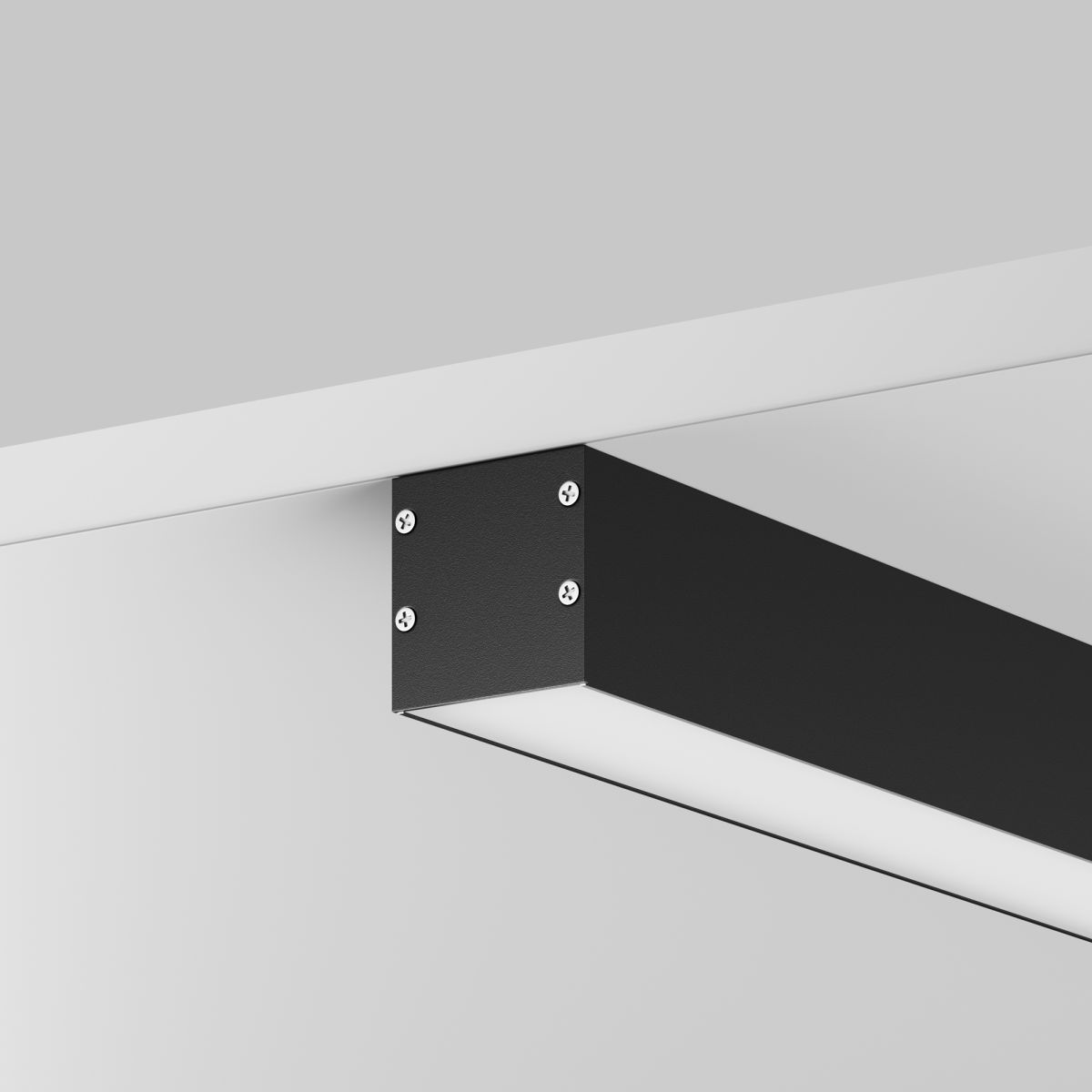 Алюминиевый профиль накладной-подвесной Led Strip ALM-3535BT-B-2M 633003