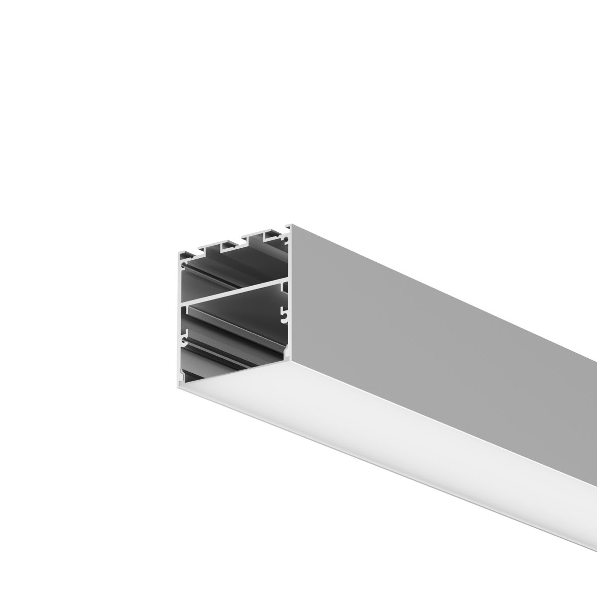 Алюминиевый профиль накладной-подвесной 50x50 Led Strip ALM-5050T-S-3M 633007