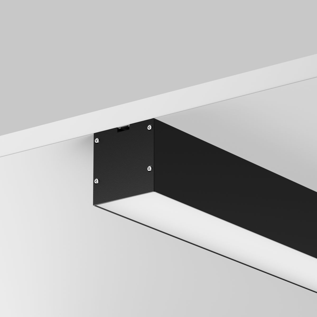 Алюминиевый профиль накладной-подвесной 50x50 Led Strip ALM-5050T-B-2M 633008