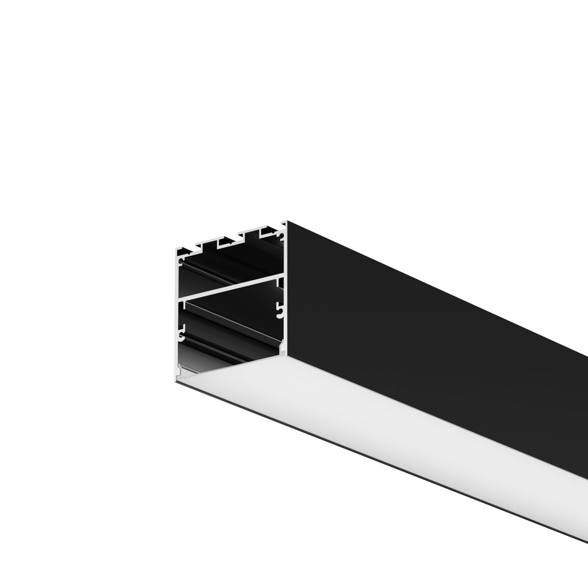 Алюминиевый профиль накладной-подвесной 50x50 Led Strip ALM-5050T-B-3M 633009