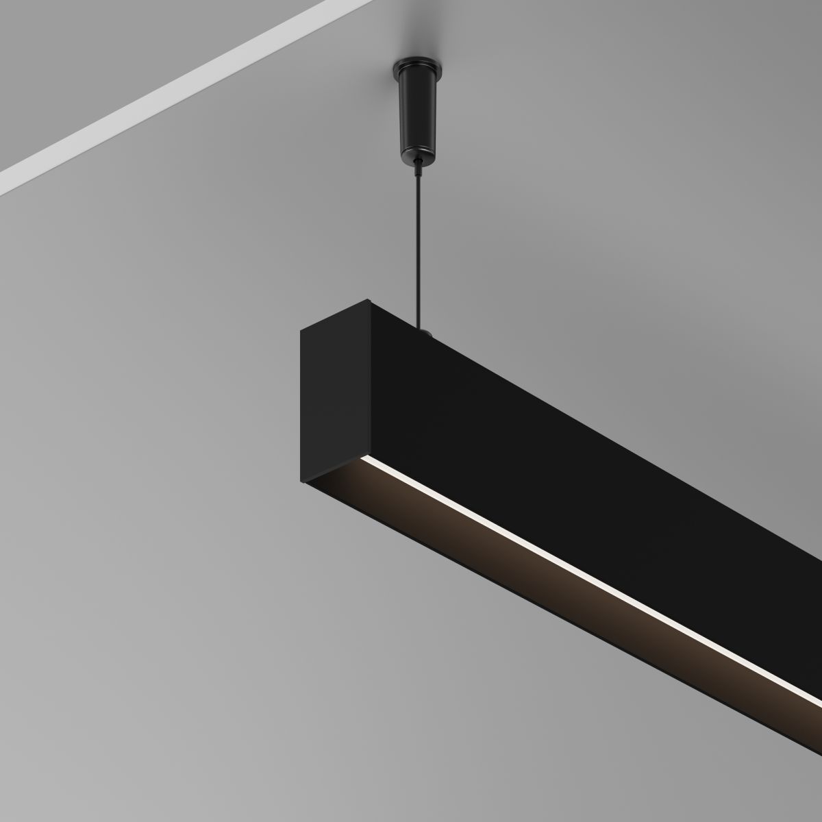 Алюминиевый профиль накладной-подвесной Led Strip ALM-2542-B-2M 633010
