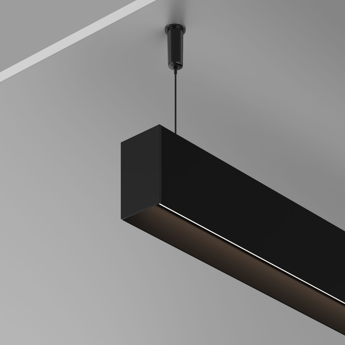 Алюминиевый профиль накладной-подвесной 35x51 Led Strip ALM-3551-B-2M 633011
