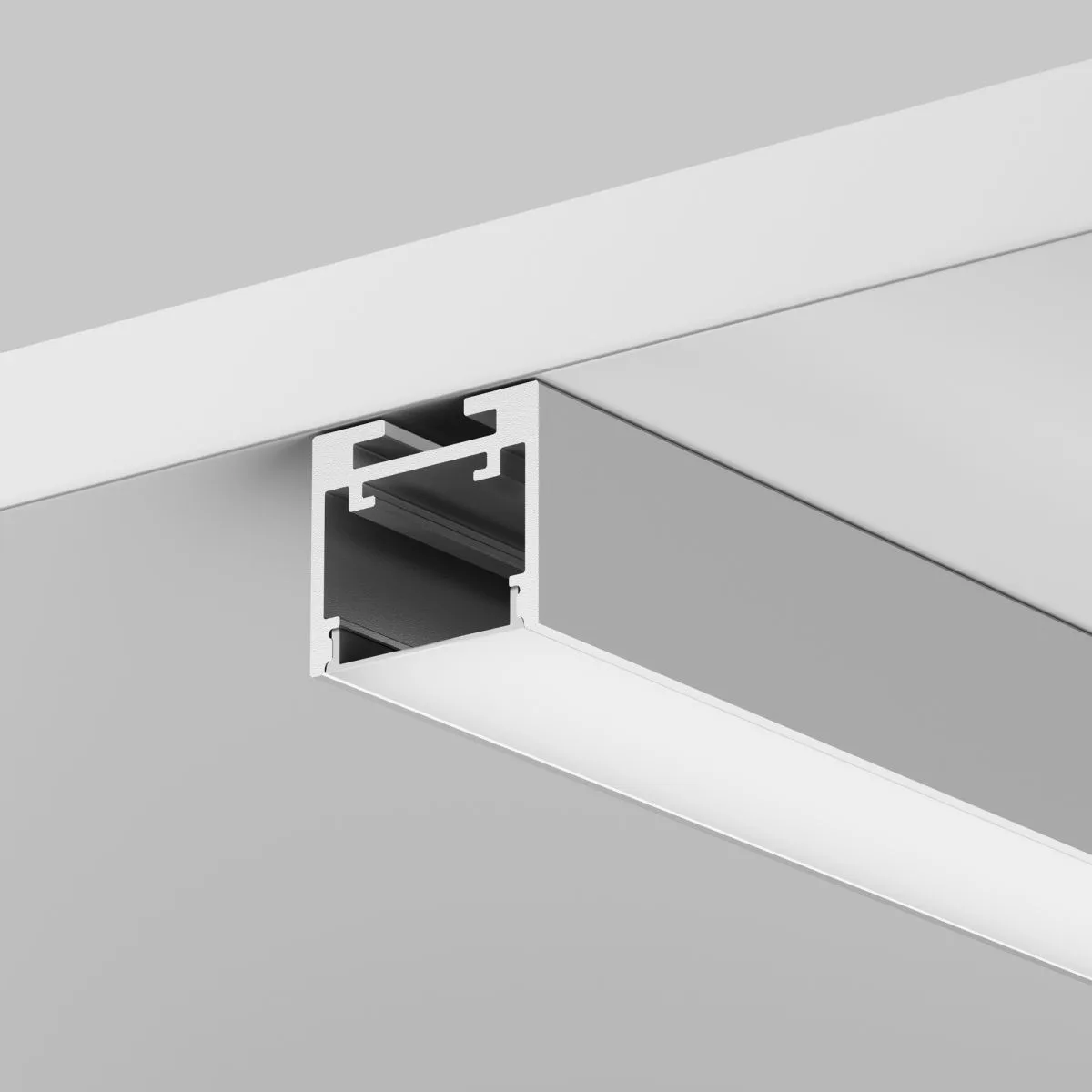 Алюминиевый профиль накладной-подвесной 25x22 Led Strip ALM-2522-S-2M 633012