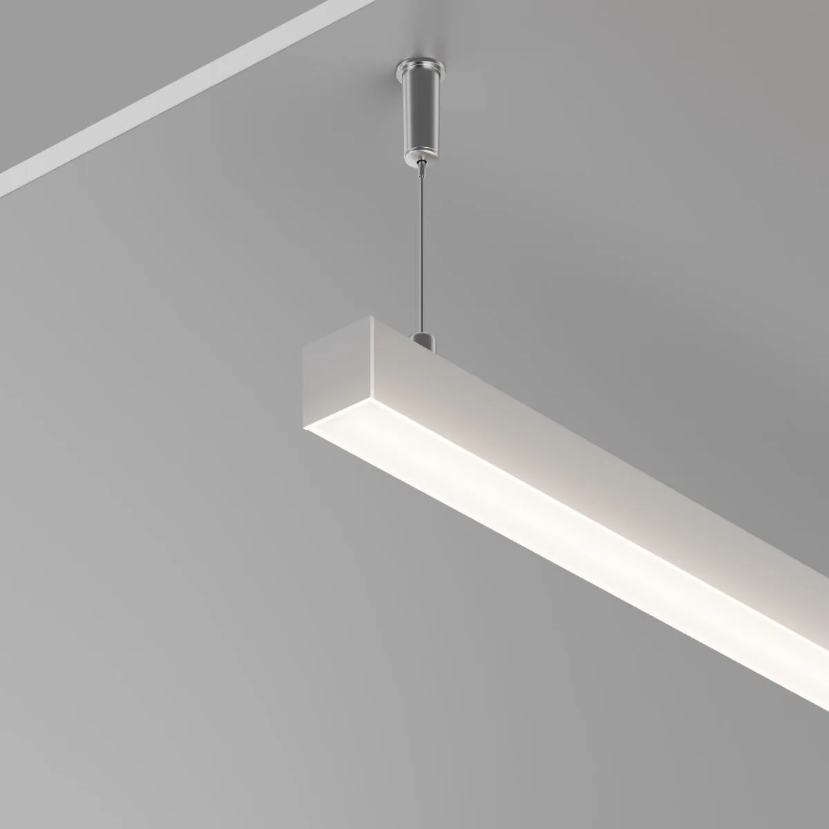 Алюминиевый профиль накладной-подвесной 25x22 Led Strip ALM-2522-S-2M 633012