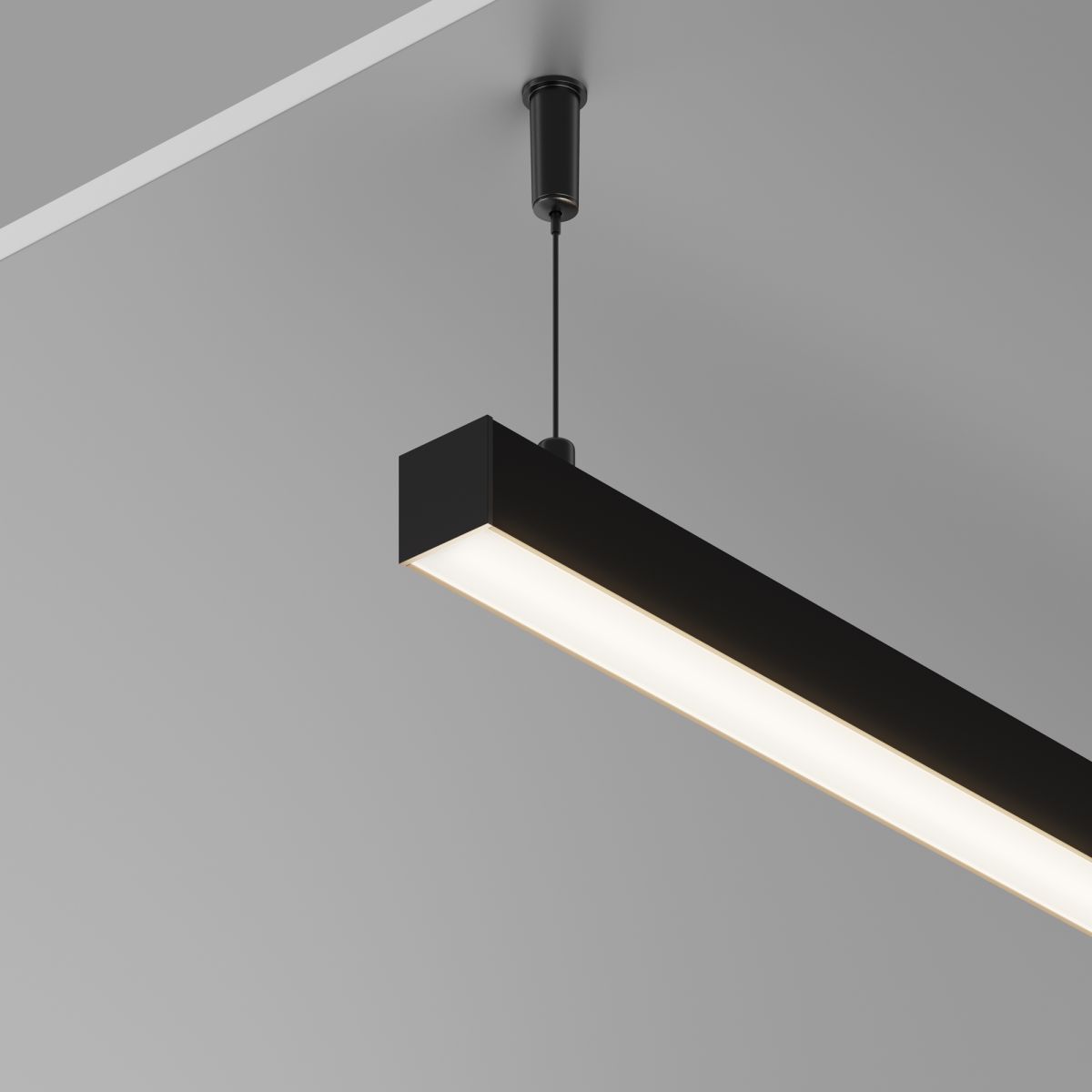 Алюминиевый профиль накладной-подвесной Led Strip ALM-2522-B-2M 633013