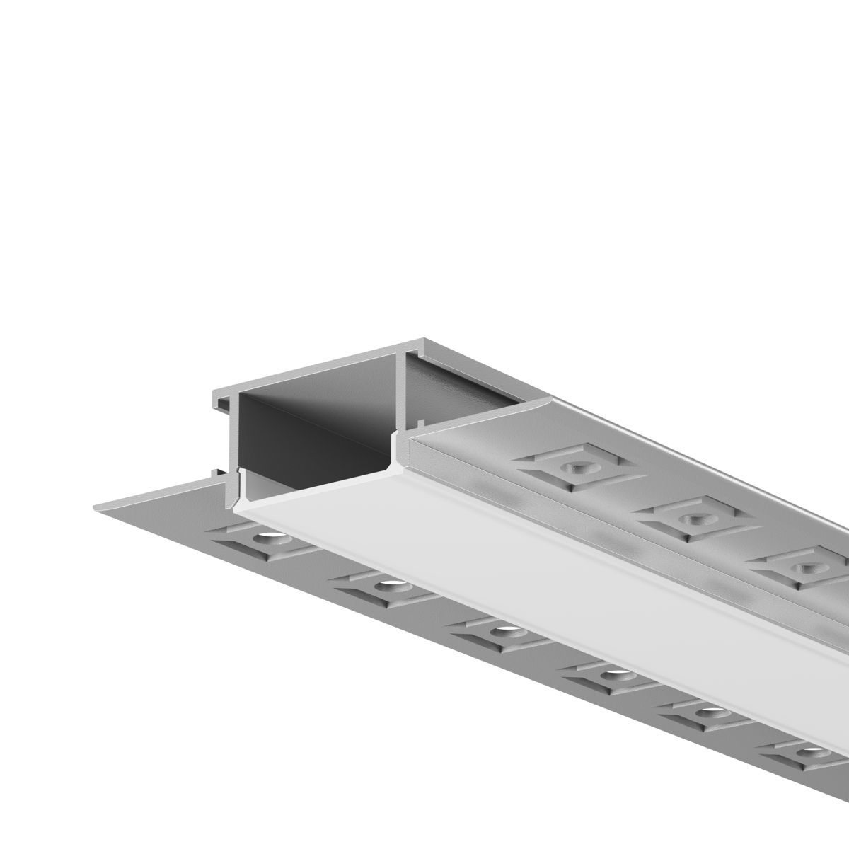 Алюминиевый профиль встраиваемый скрытого монтажа Led Strip ALM-011-S-3M 636009