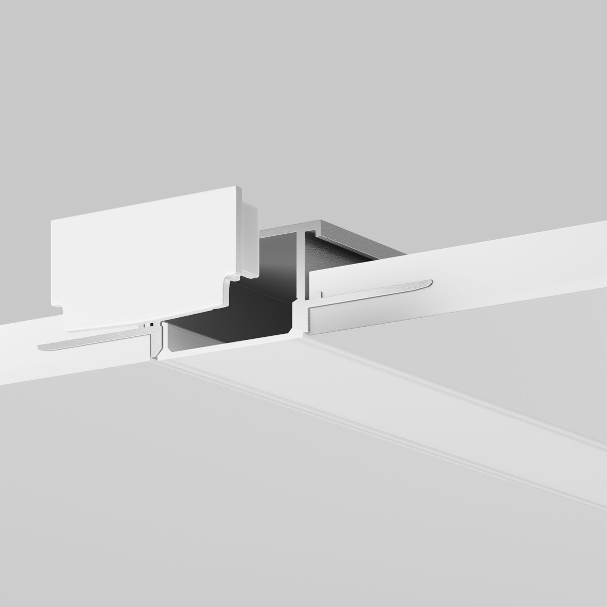 Алюминиевый профиль встраиваемый скрытого монтажа Led Strip ALM-011-S-3M 636009