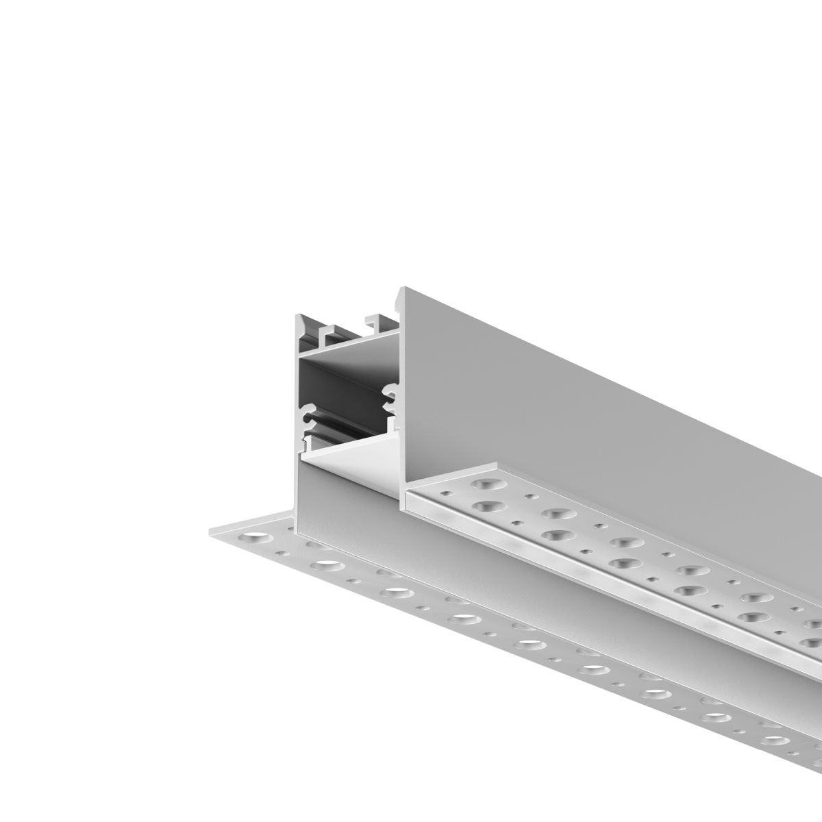 Алюминиевый профиль встраиваемый скрытого монтажа Led Strip ALM-6542-S-2M 636012