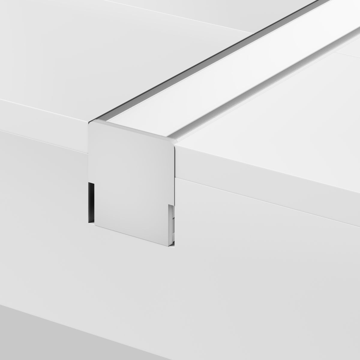 Алюминиевый профиль встраиваемый в пол 26x26 Led Strip ALM-2626-S-2M 636016