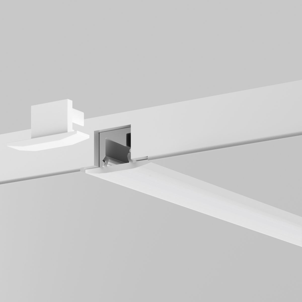 Алюминиевый профиль скрытого монтажа Led Strip 636021