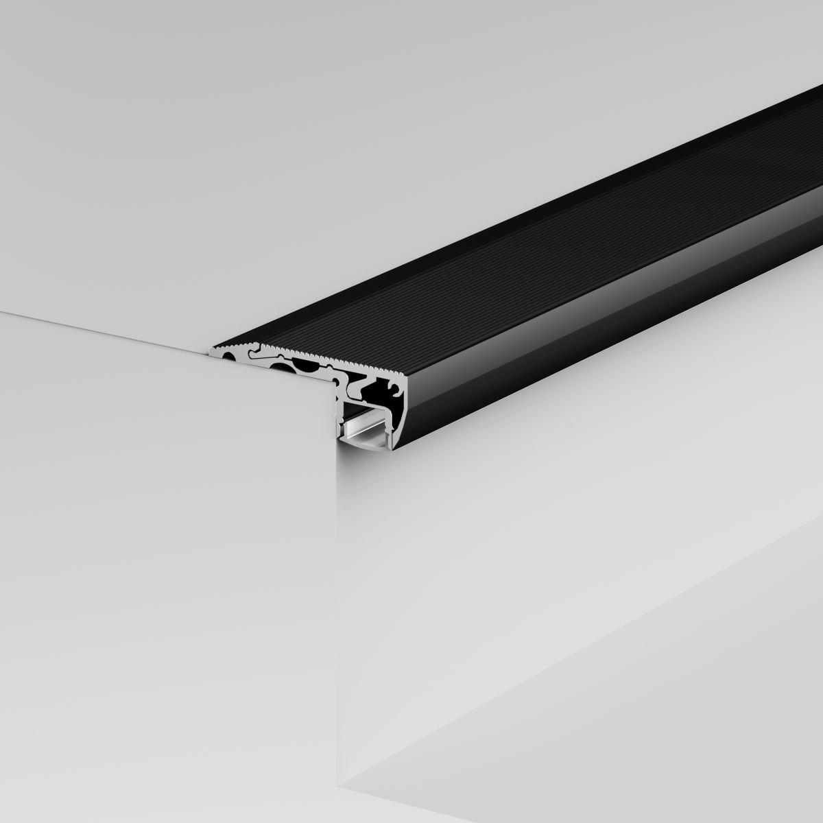 Алюминиевый профиль встраиваемый в пол 59x20 Led Strip ALM-5920-B-2M 636026