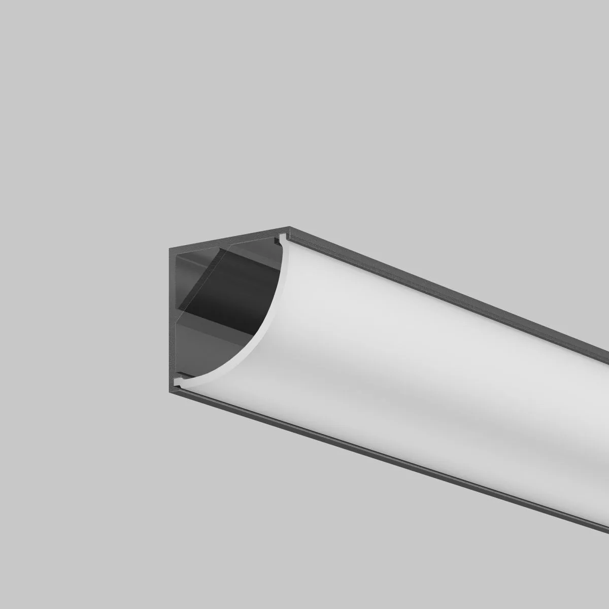 Рассеиватель для профиля (Дуга, Белый, 2 м) Led Strip ALM-1616R-O-DF-2M