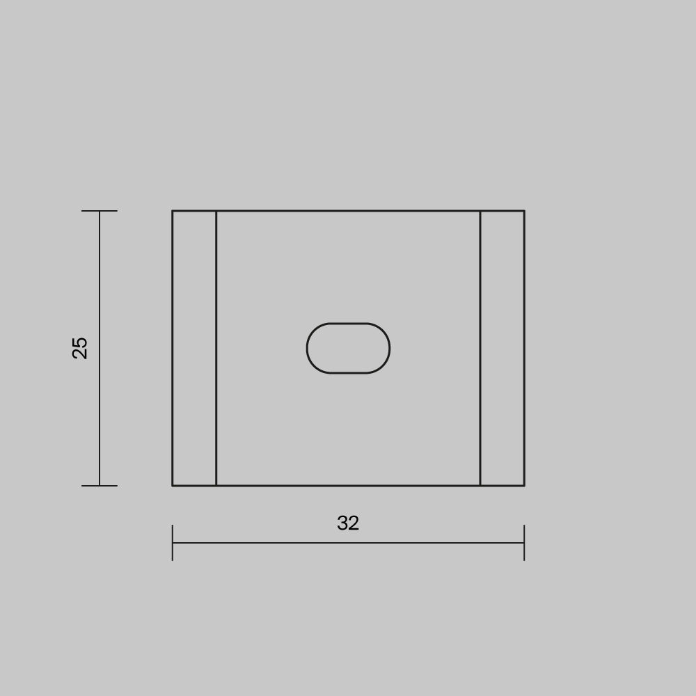 Комплект креплений (для профиля 50x50) 4 шт. ALM-5050B-MT Led Strip 642089