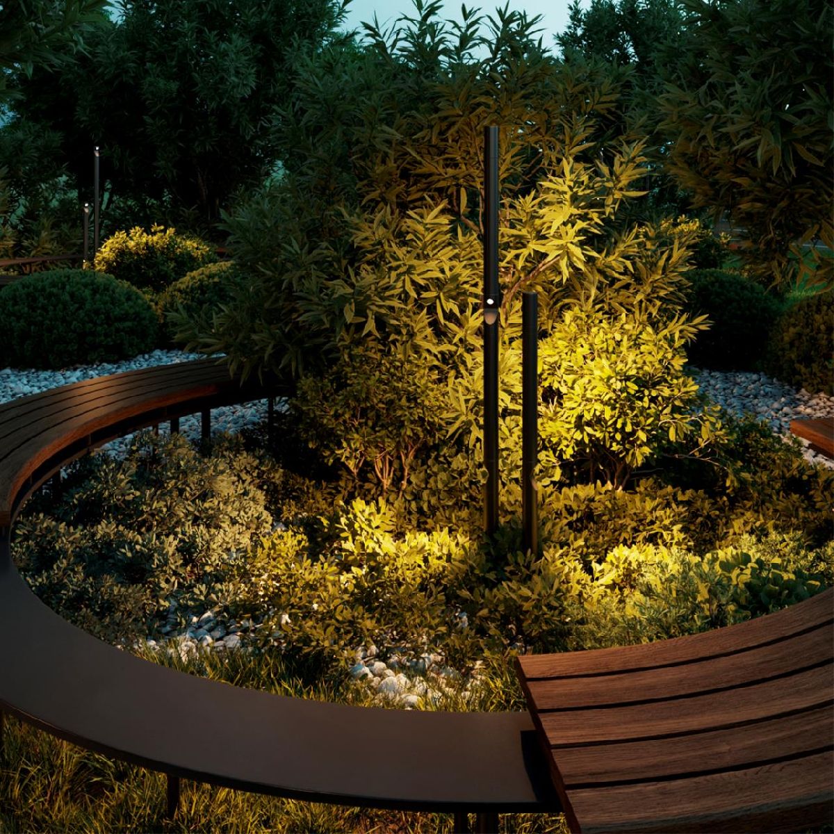 Ландшафтный светильник Nature Bamboo 7021/9FL
