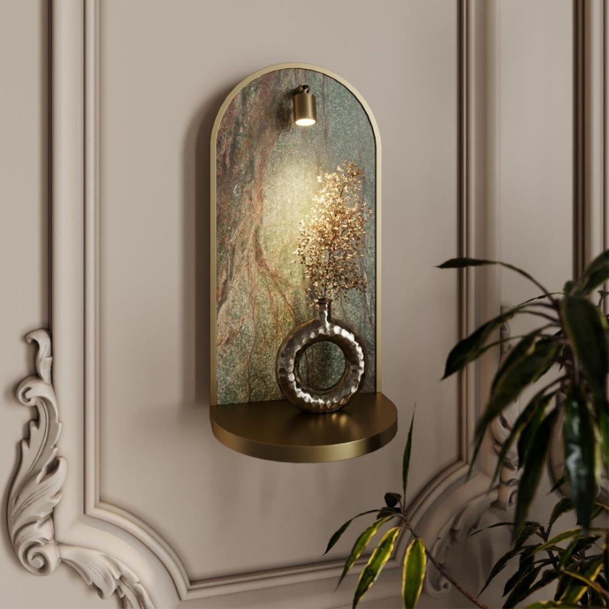 Настенный светильник Hightech Giardino 7175/3WL