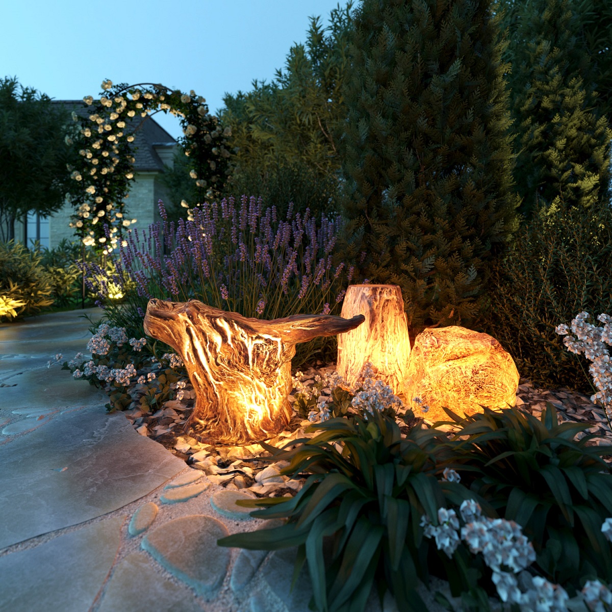 Ландшафтный светильник Nature Valinor 7207/5GL