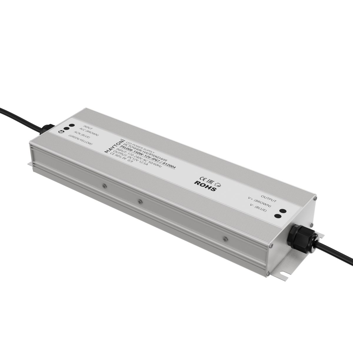 Источник напряжения Led Strip PSL008 12В 150Вт IP67 812004
