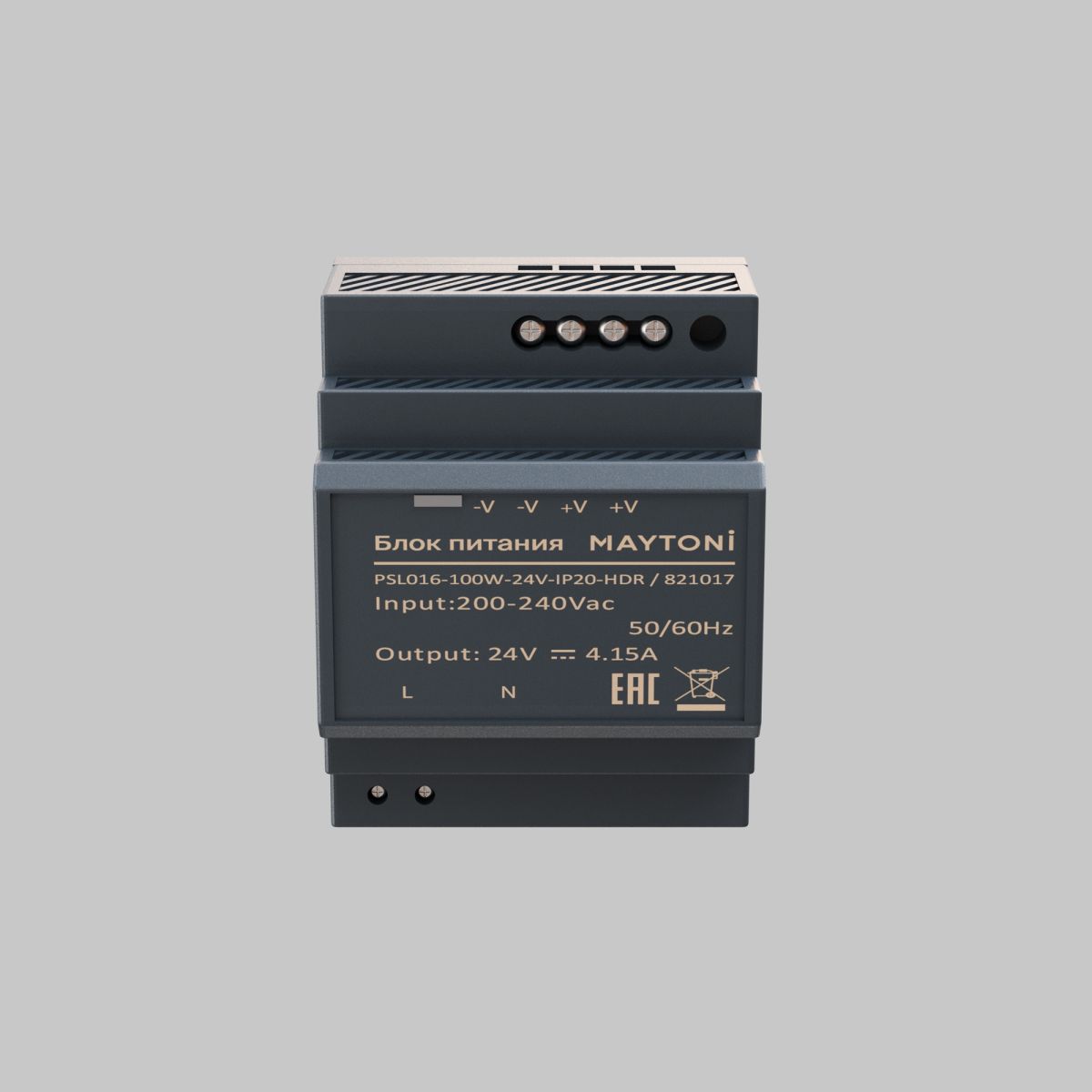 Блок питания PSL016 100Вт DC24В IP20 821017
