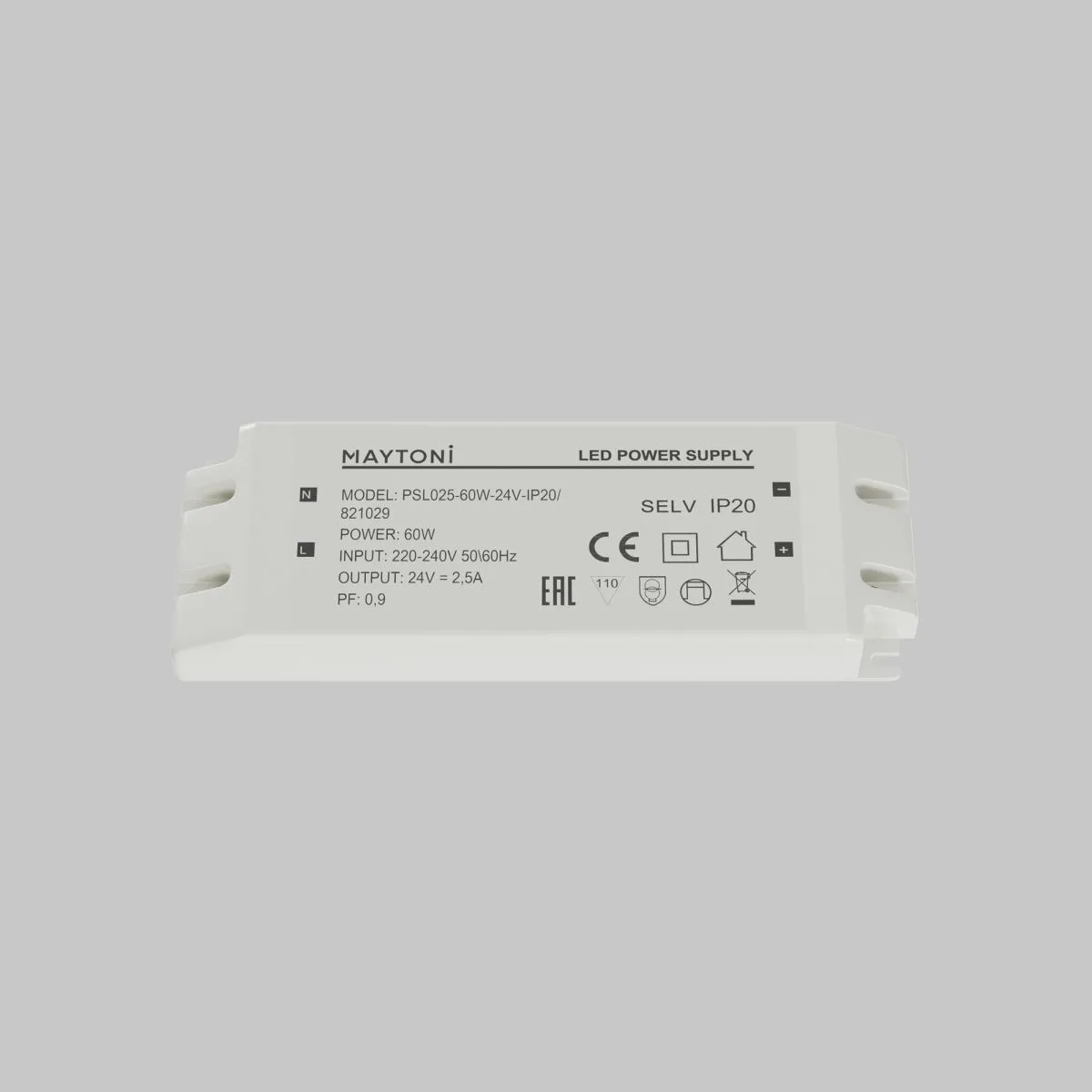 Источник напряжения Led Strip PSL025 24В 60Вт IP20 821029