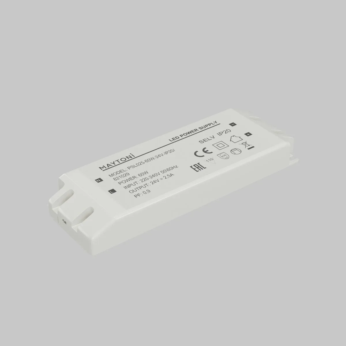 Источник напряжения Led Strip PSL025 24В 60Вт IP20 821029