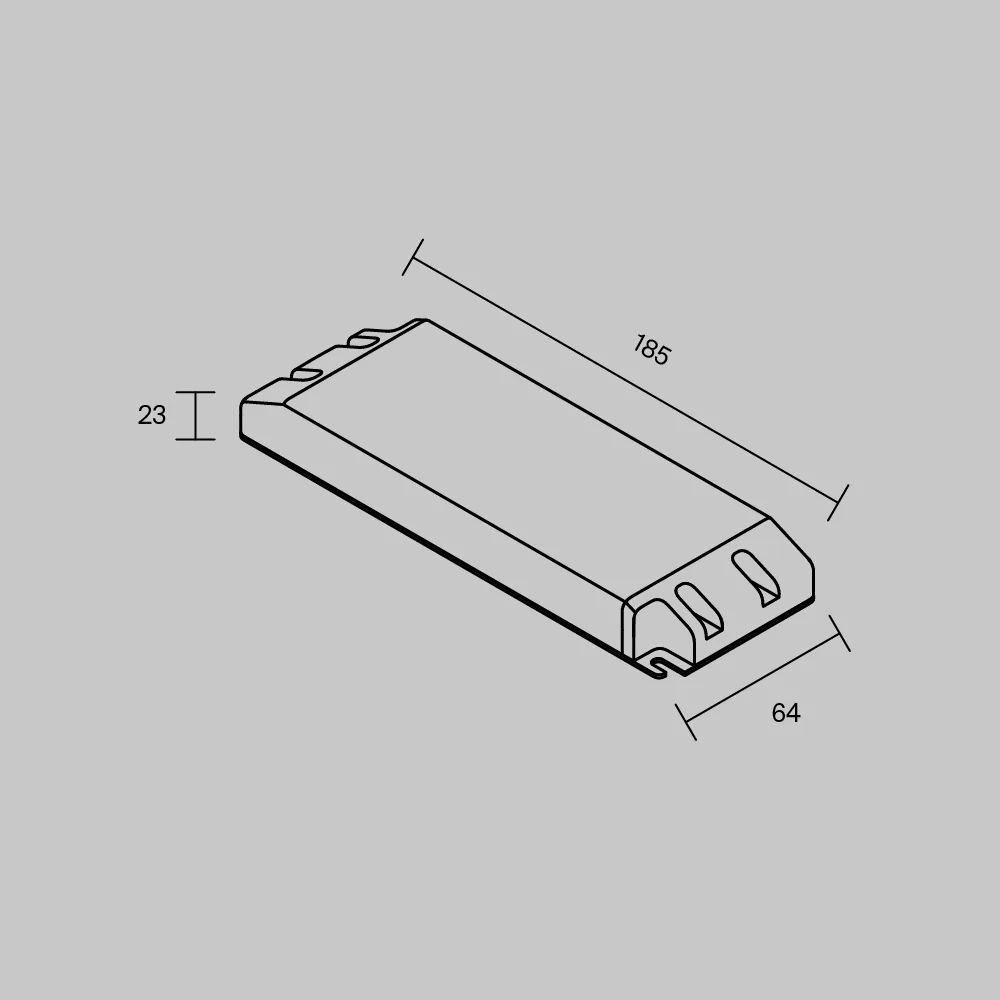 Источник напряжения Led Strip PSL025 24В 60Вт IP20 821029