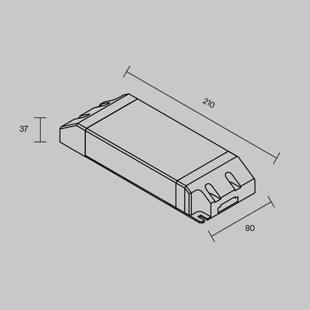 Источник напряжения Led Strip PSL025 24В 300Вт IP20 821032