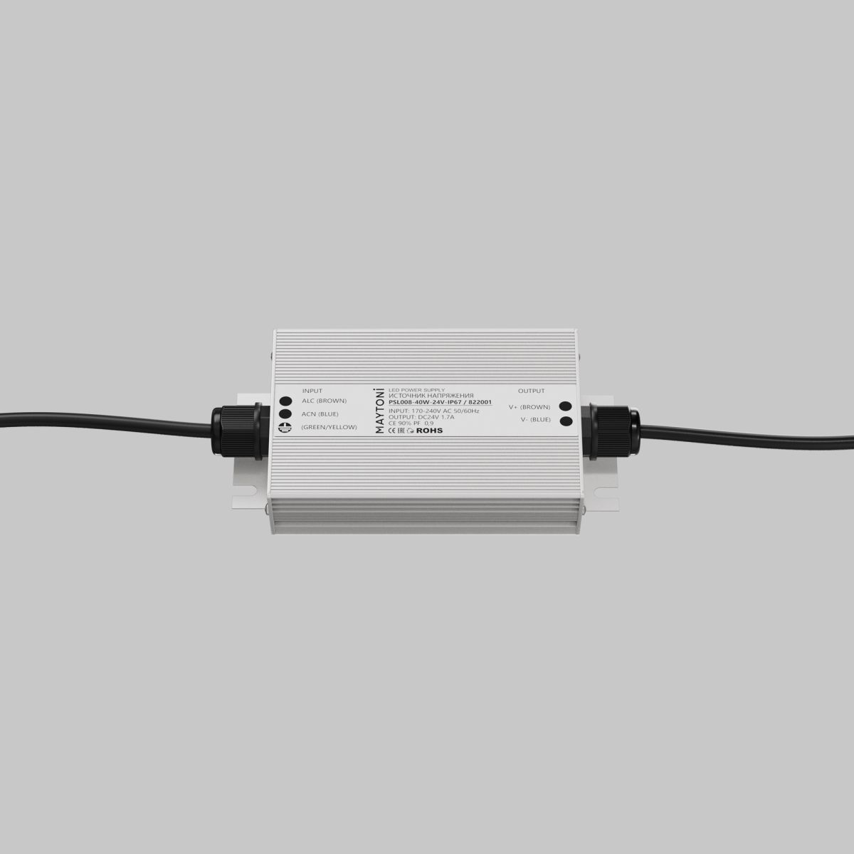 Блок питания Led Strip PSL008 24В 40Вт IP 67 822001