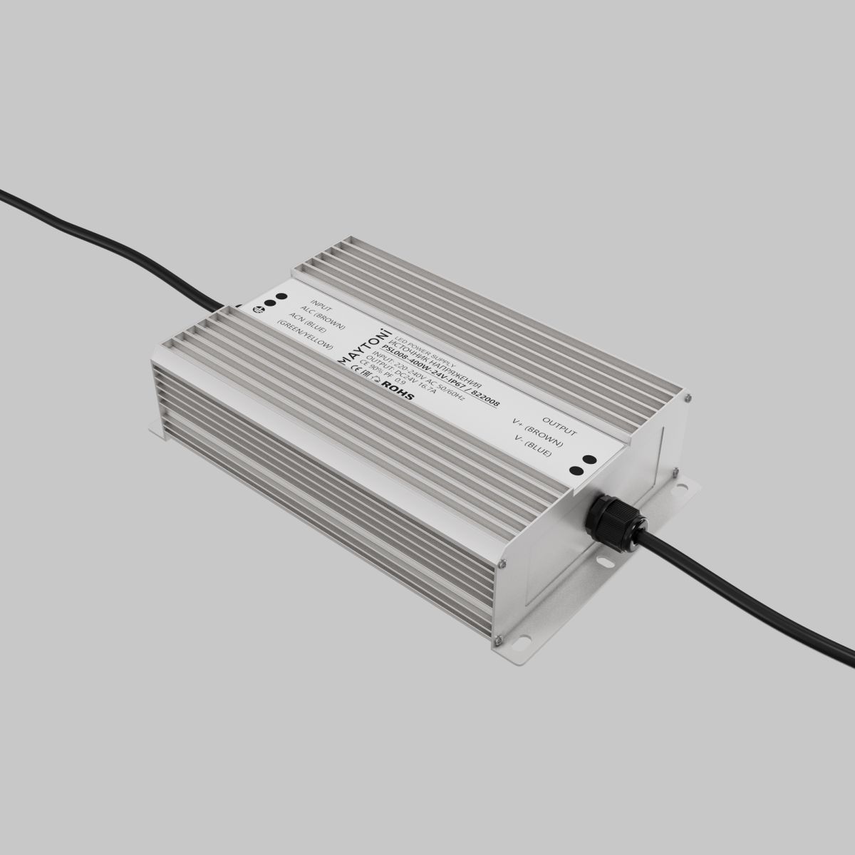Блок питания Led Strip PSL008 24В 400Вт IP67 822008
