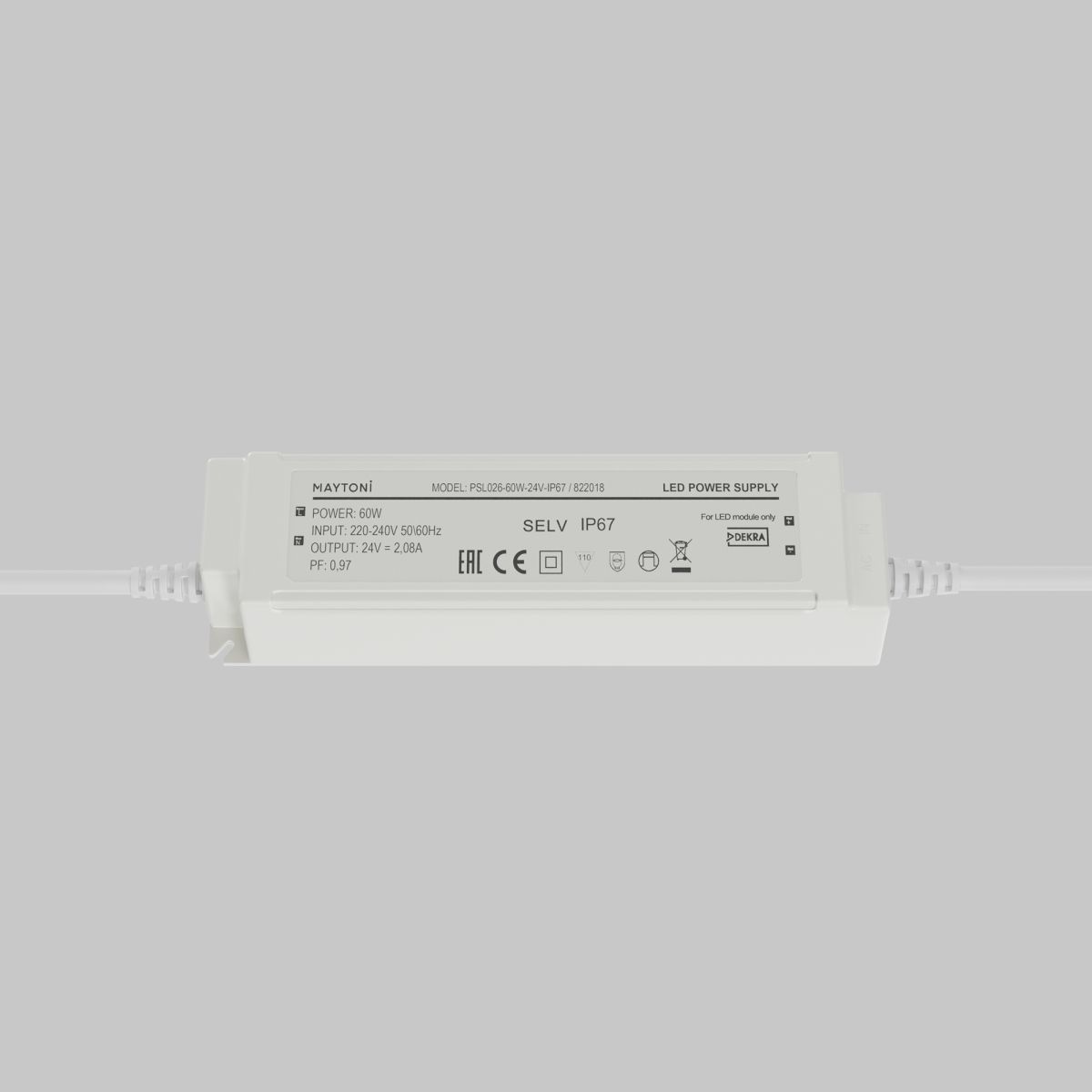 Источник напряжения Led Strip PSL026 24В 60Вт IP67 822018