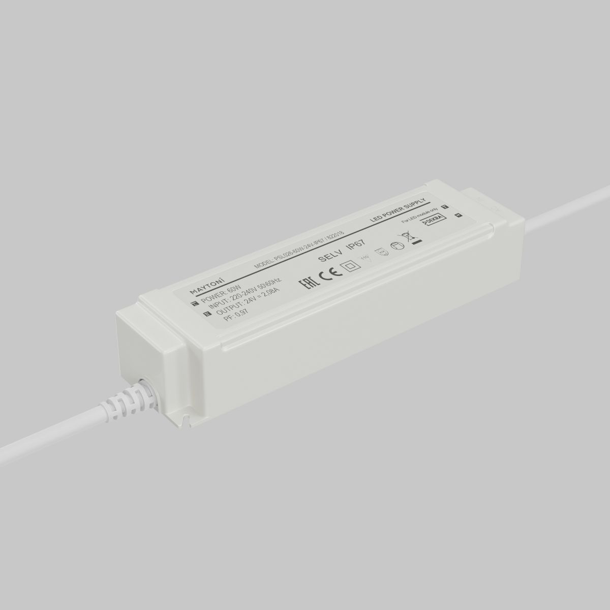 Источник напряжения Led Strip PSL026 24В 60Вт IP67 822018