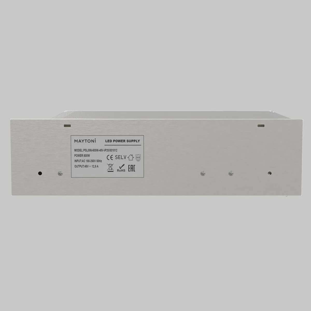 Блок питания Led Strip PSL006 48В 600Вт IP20 831012