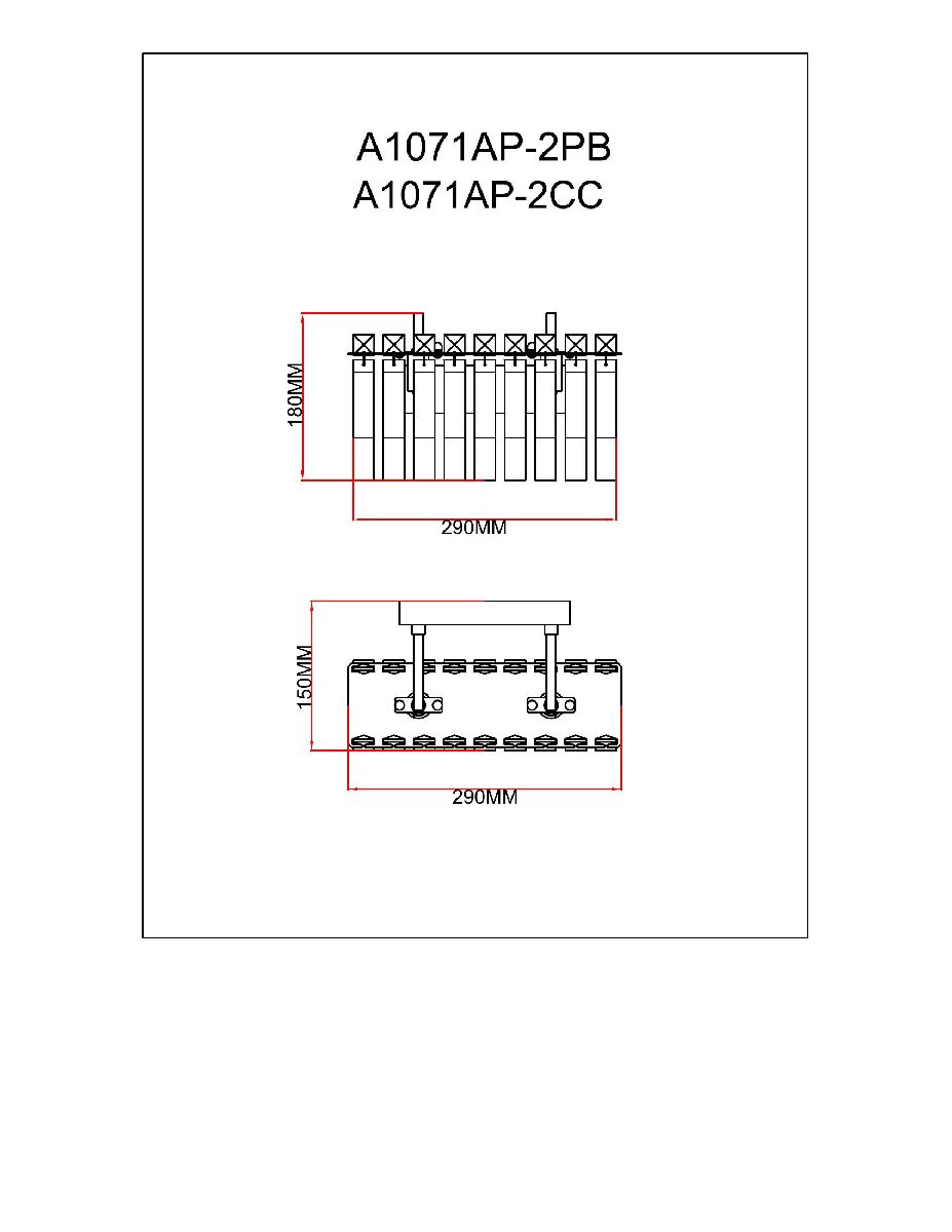 Настенный светильник Mayotte A1071AP-2CC