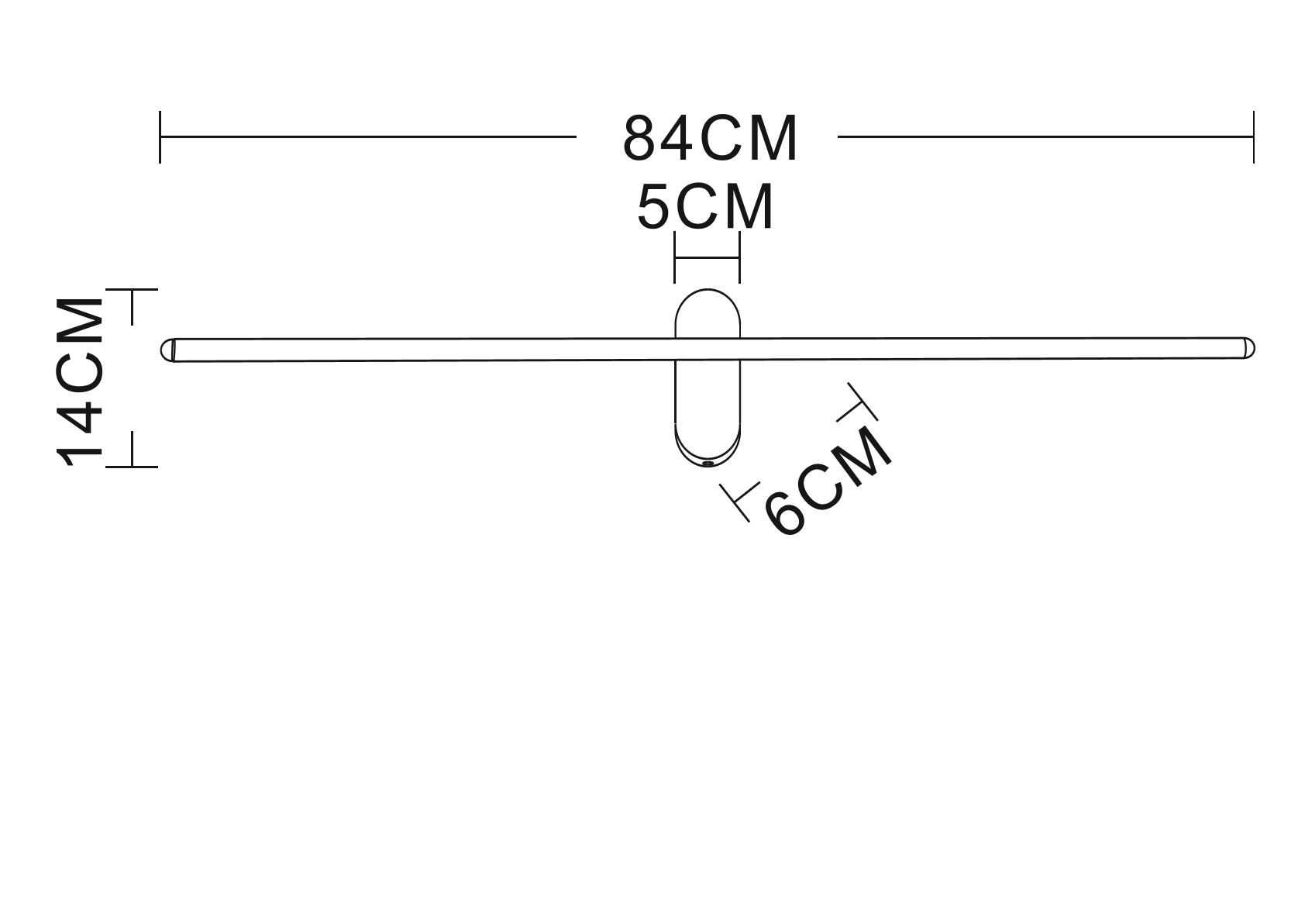 Бра Prima A2028AP-1BK