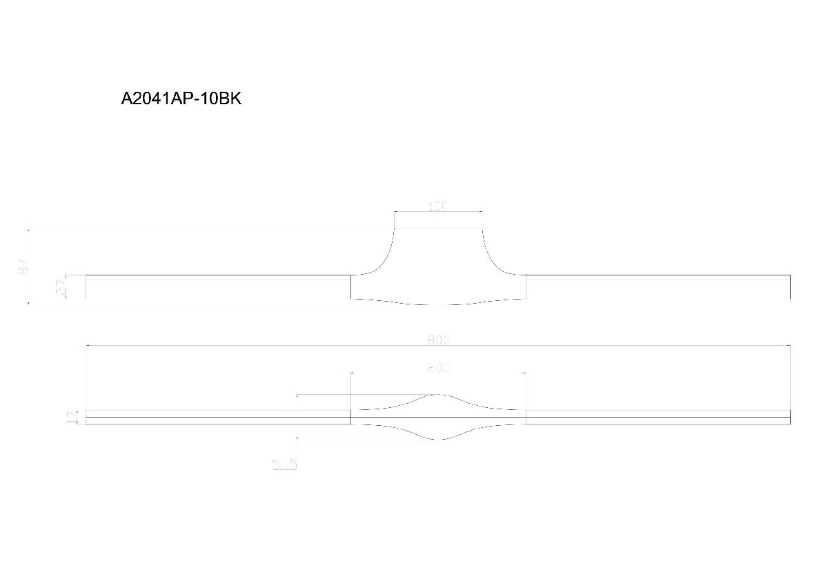 Настенный светильник Gacrux A2041AP-10BK