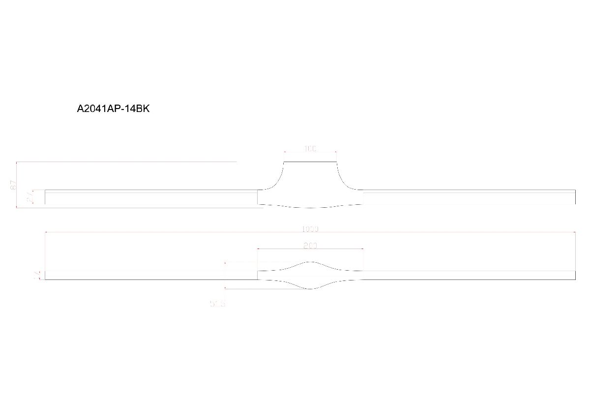 Настенный светильник Gacrux A2041AP-14BK