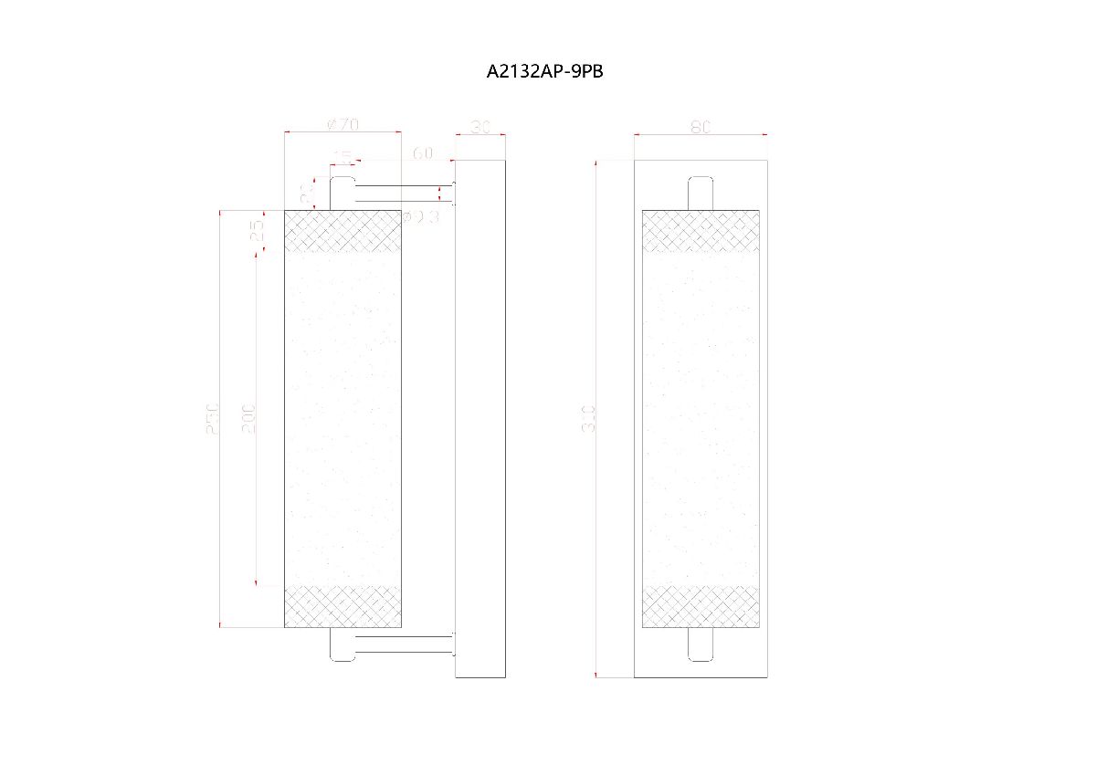 Настенный светильник Galaxy A2132AP-8PB