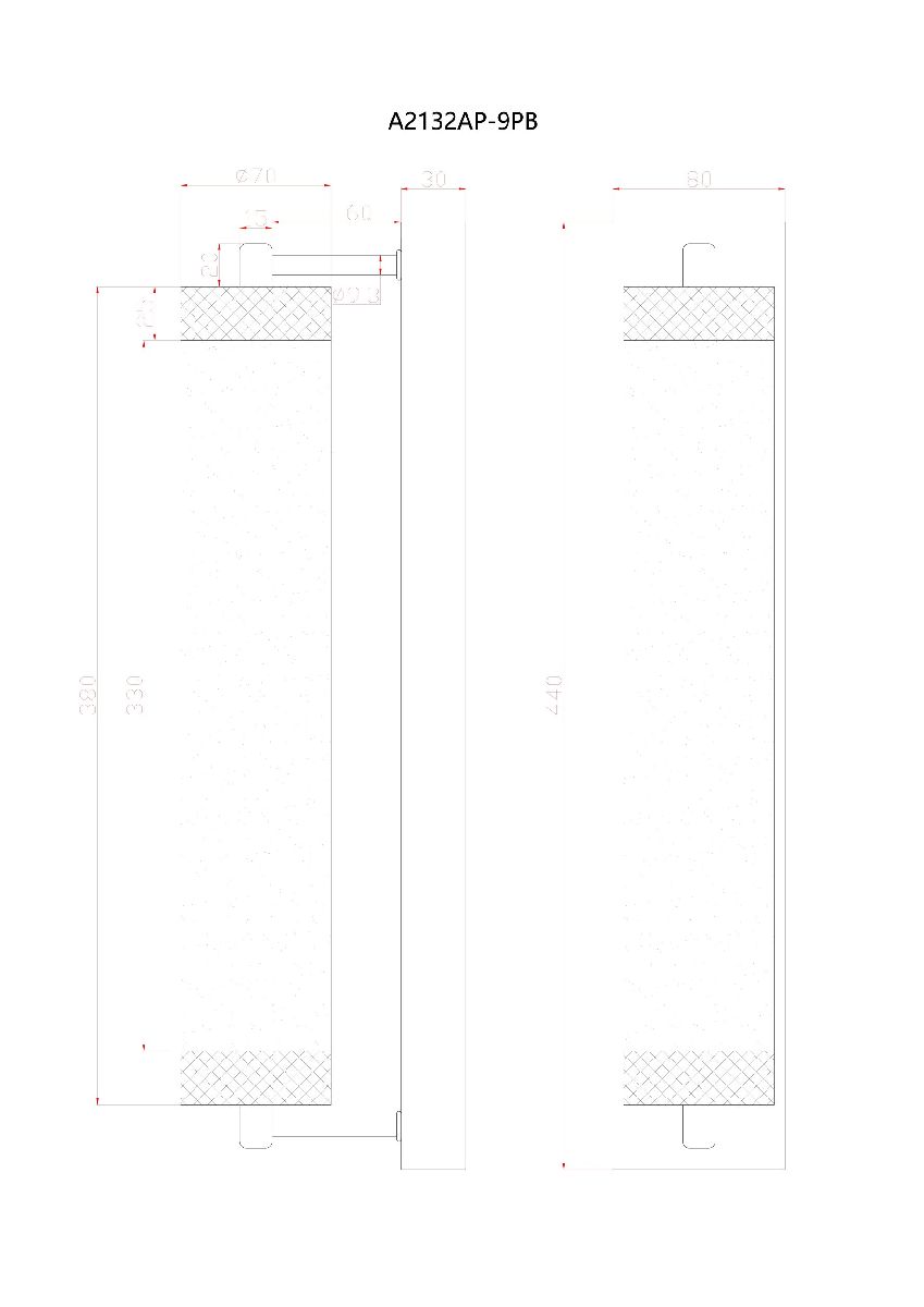 Настенный светильник Galaxy A2132AP-9PB