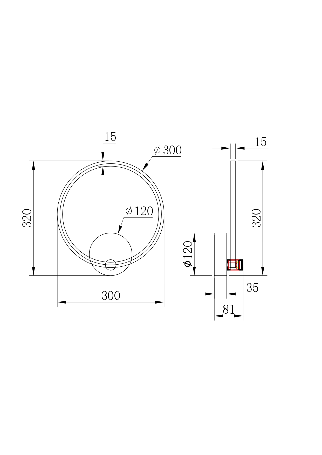 Настенный светильник Errai A2195AP-1BK