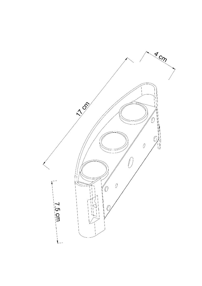 Архитектурный светильник Bosto A3122AL-6WH