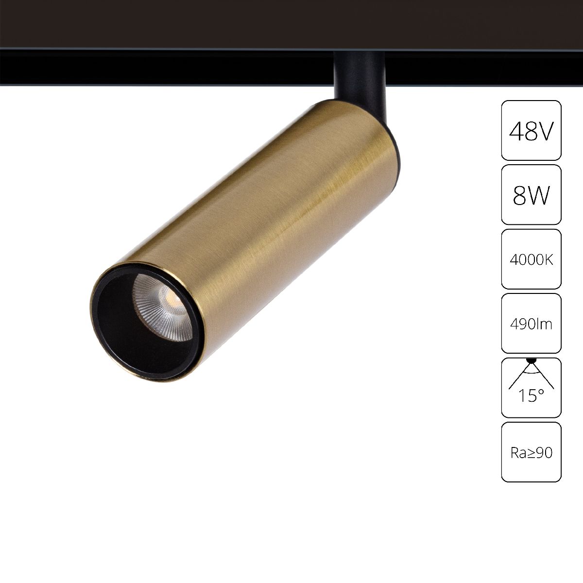 Трековый магнитный светильник Linea A4660PL-1AB