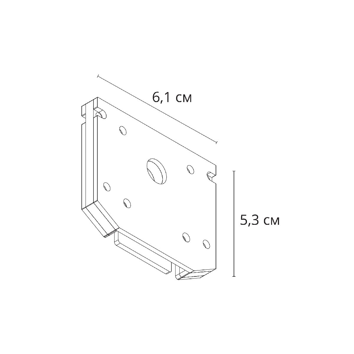 Заглушка для магнитного шинопровода Linea-Accessories A484233E