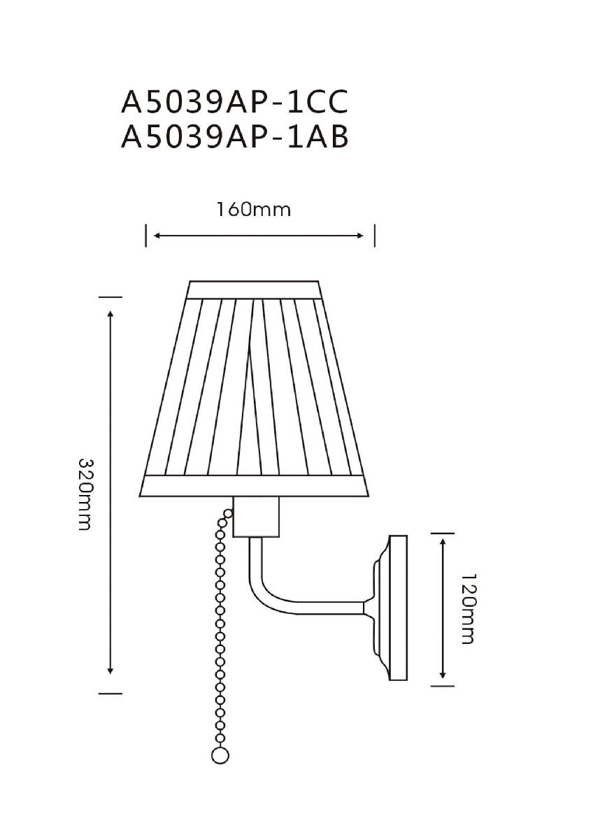 Бра Marriot A5039AP-1CC