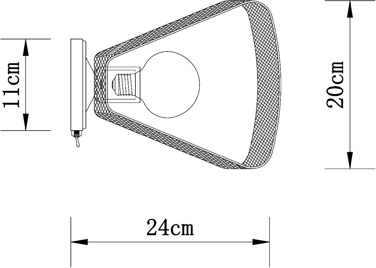 Бра Maasym A7044AP-1BK