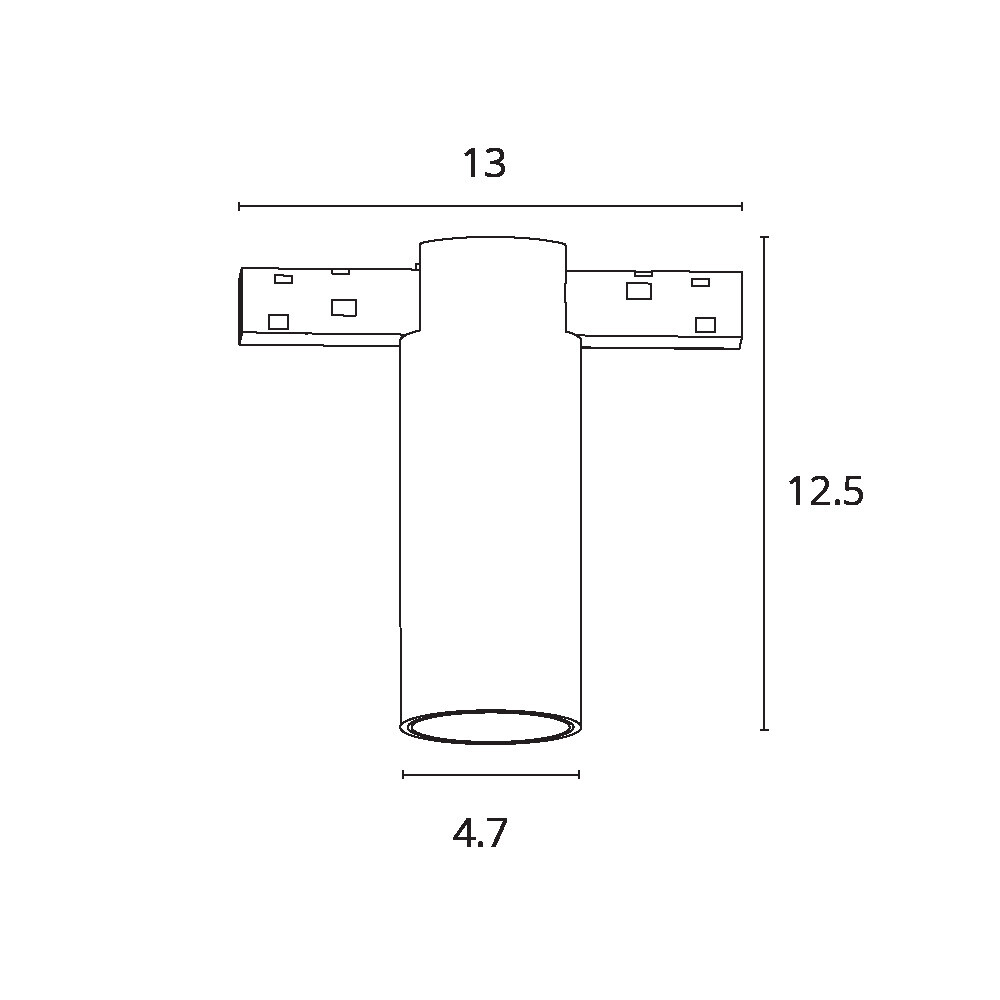 Трековый магнитный светильник Optima A7269PL-1WH