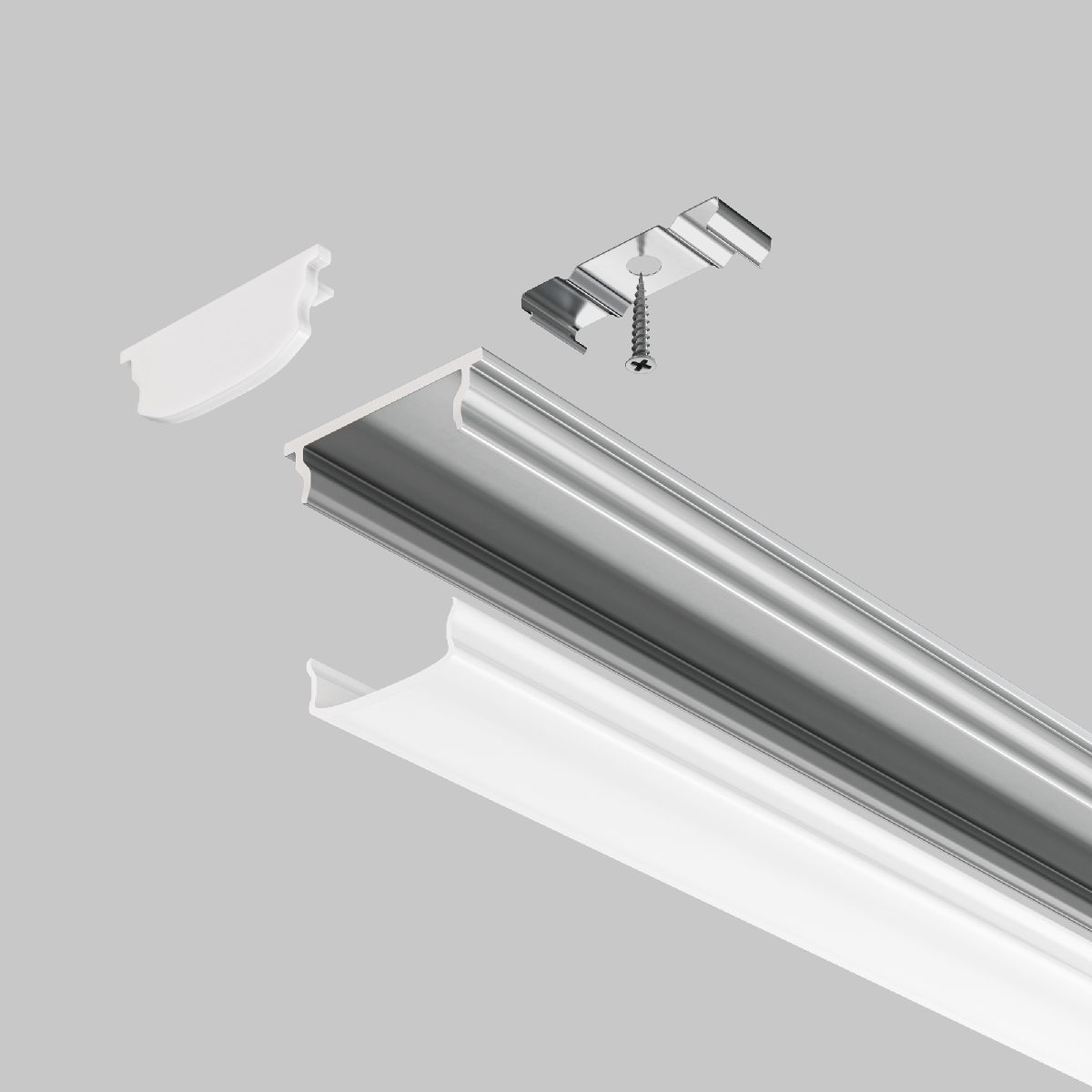Алюминиевый профиль Led strip ALM-1806-S-2M
