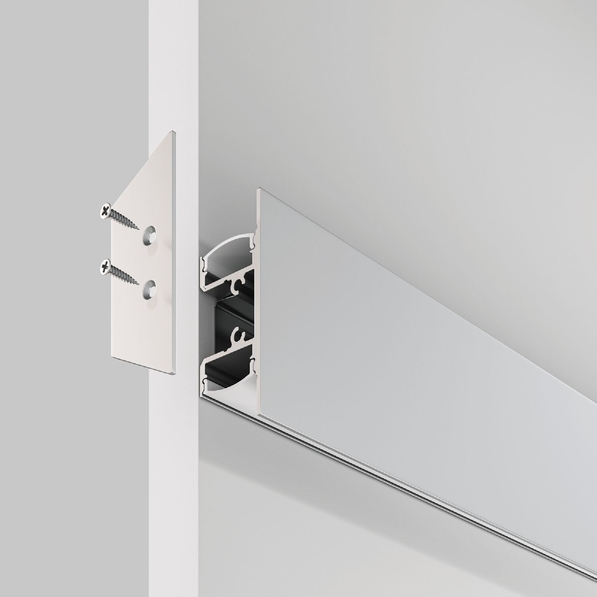 Алюминиевый профиль Led strip ALM-1848-S-2M